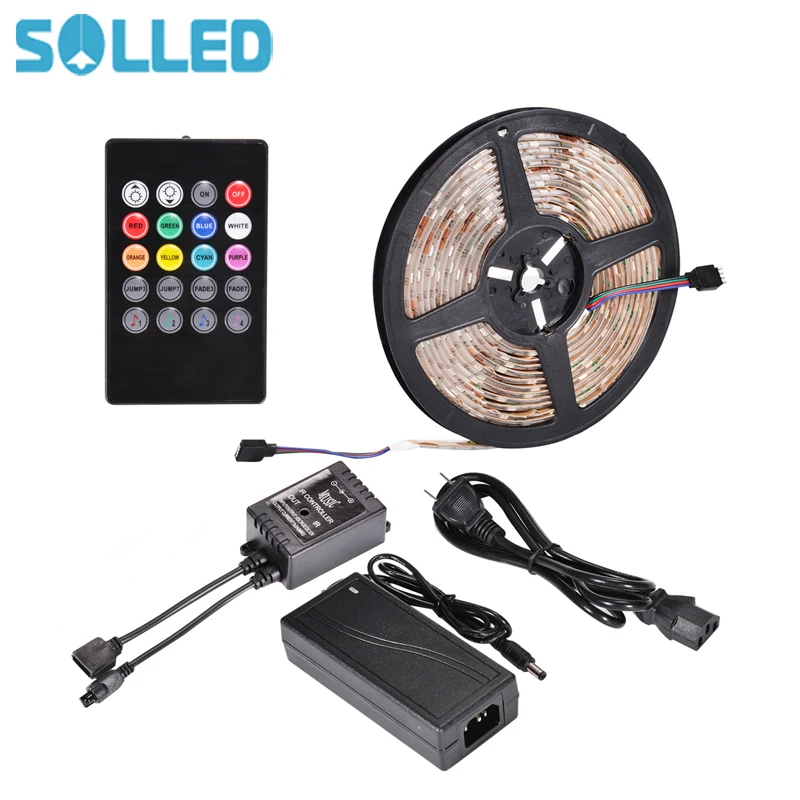 SOL светодиодный SMD505 RGB водонепроницаемый DC5V светильник гибкий с usb питанием и