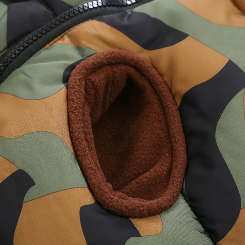 CROAL CHERIE 80-120cm Children's Winter Jackets For Teenage Girls Warm Winter Parkas For Boys Camouflage Infant Overcoat (9)