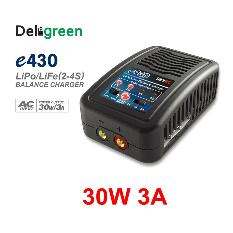 Зарядное устройство SkyRC e430 2 4 ячейки 1 А/2 а/3 А 200 мА Lipo 100 240 В балансирующее