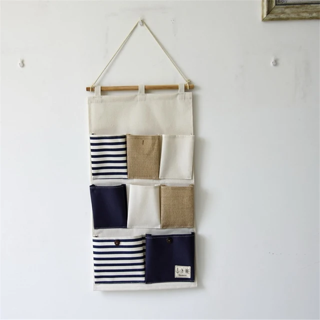 Buy New Multi layer Fabric Doors Stripe Cotton Linen