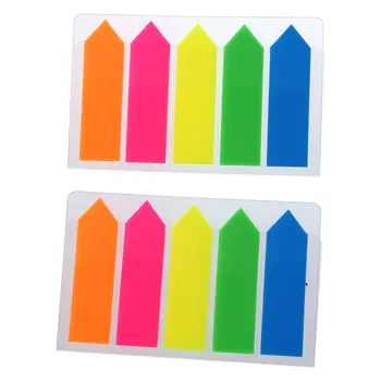 

Sticky Highlight Page Markers Arrow Flags, 2 Pack, 5 Colors