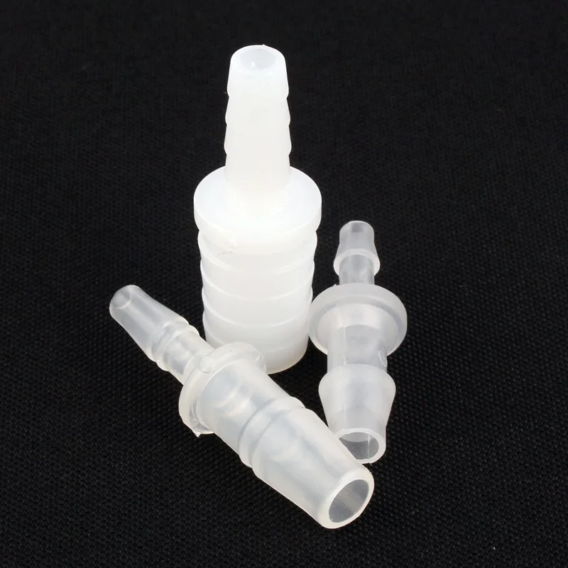 10pcs 2.4 ~11mm Reducing Connectors Aquarium Elastic Aeration Hose Pagoda Joint Flexible Oxygen Air Pump Soft Pipe Connector