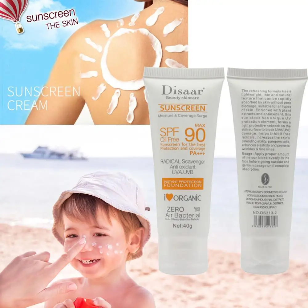 SPF90+ летний уход за кожей лица солнцезащитный крем водонепроницаемый отбеливающий Защита от солнца с солнцезащитным козырьком Увлажняющий солнцезащитный крем