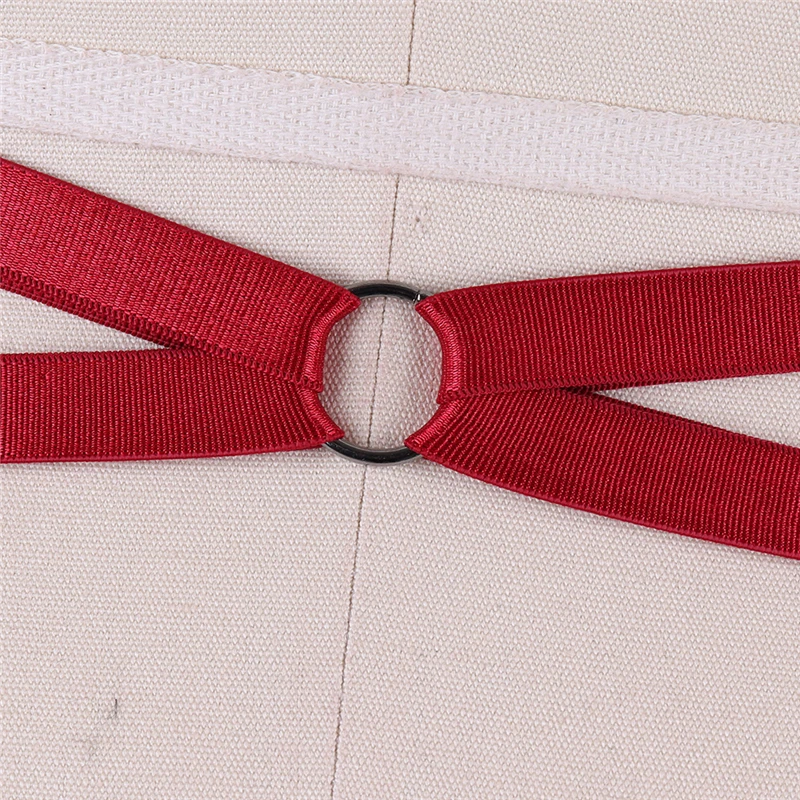 Модные пикантные красные женские подвязки эластичный пояс носки слинг в готическом стиле панк ремни белье Harajuku фетиш одежда карнавал