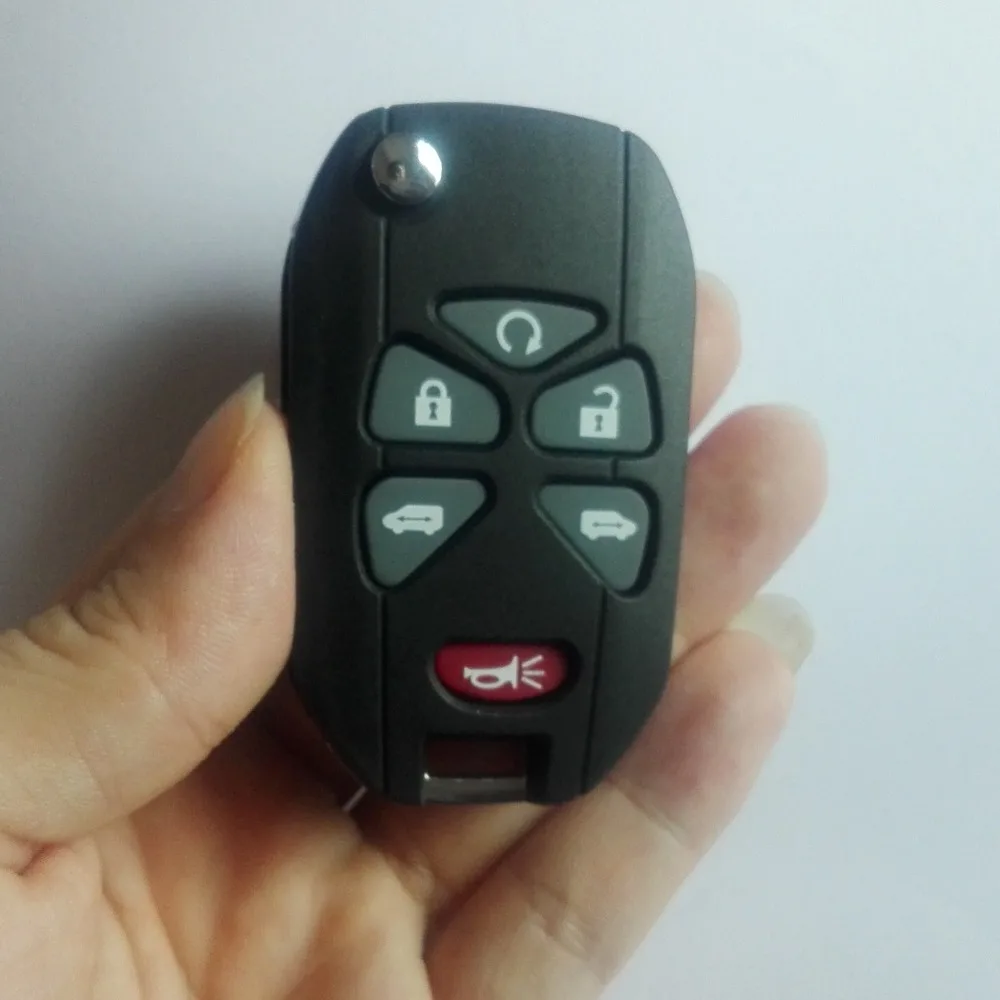 With LOGO 6 Button Key Remote shell Replacement Case For Chevrolet Tahoe buick Cadillac Escalade GMC Yukon