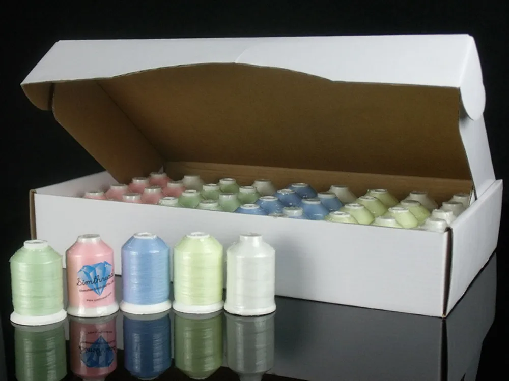 50 Glow in the Dark Thread Filament Moonlight Sewing Embroidery Thread