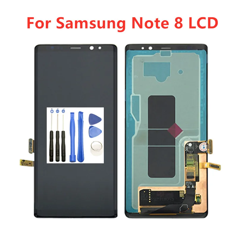 

6.3" Original LCD Display For SAMSUNG GALAXY Note 8 For SAMSUNG Note 8 LCD N9500 N950F SM-N9500F LCD With Touch Screen Digitizer