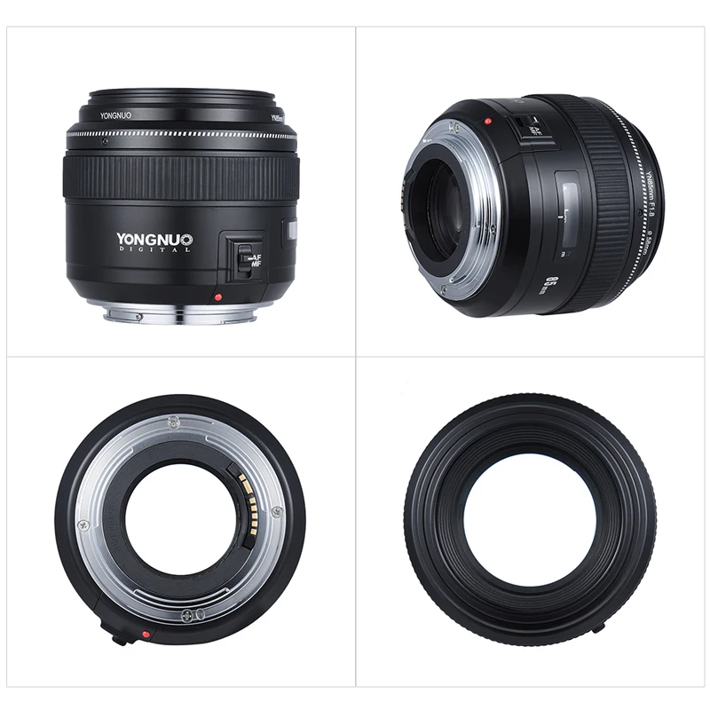 Original-YONGNUO-YN85mm-f1-8-Fixed-Focal-Camera-Lens-AF-MF-Standard-Medium-Telephoto-Prime-Lens (5)