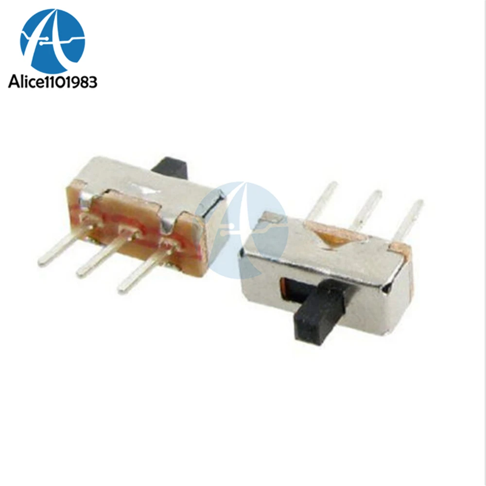20 шт. 3-контактный 1-полюсный 2-бросок SS12D00G3 2-позиционный SPDT 1P2T PCB панель Мини