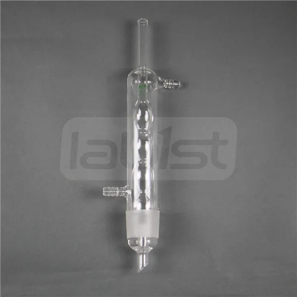 250 ml, Allihn kondensor untuk Soxhlet ekstraksi, 40/38 bersamaextract aloeextract