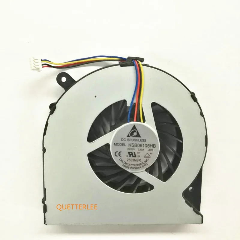 Кулер для охлаждения процессора ноутбука Toshiba C850 C855 C870 C875 L850 L870 L850D L870D 4-контактный