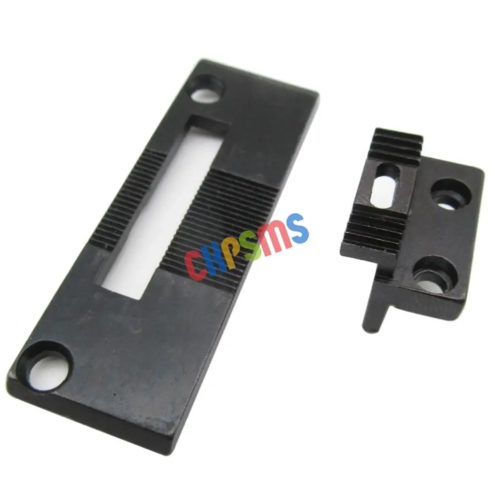 

#240144+264510 NEEDLE PLATE and FEED DOG fit for Singer 111G 111W 211G 211U 211W Consew 225 226