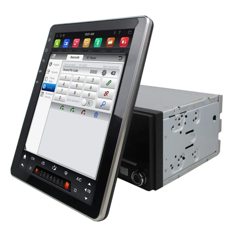 Best Universal 9.7" 1024*768 2 Din Tesla Type Android 7.1 Car DVD Multimedia player GPS Navigation Auto radio dvd player 0 Best Universal 9.7" 1024*768 2 Din Tesla Type Android 7.1 Car DVD Multimedia player GPS Navigation Auto radio dvd player 0