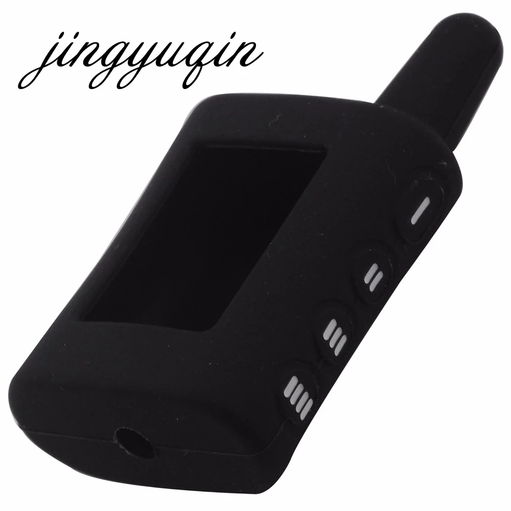 jingyuqin 5colors for Scher Khan Magicar A B Silicone Case for Two Way Car Alarm Scher