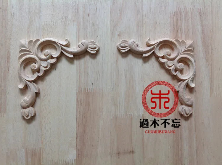 

Do not forget to log Dongyang woodcarving flower applique decorative floral Central European wood called diagonal flowers