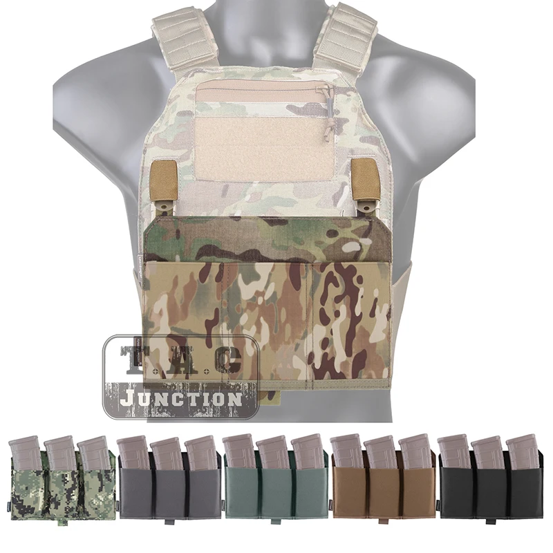 

Emerson Tactical Fast Clip Front Panel EmersonGear Detachable Platebag w/ Triple M4 Magazine Pouch For 4019 / 4020 Vest