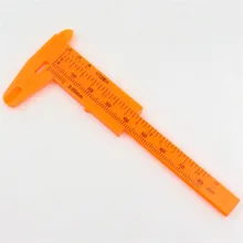 Измерительные инструменты 1 шт. оранжевый Пластик бровей Бар правителя измерения для Microblading татуаж