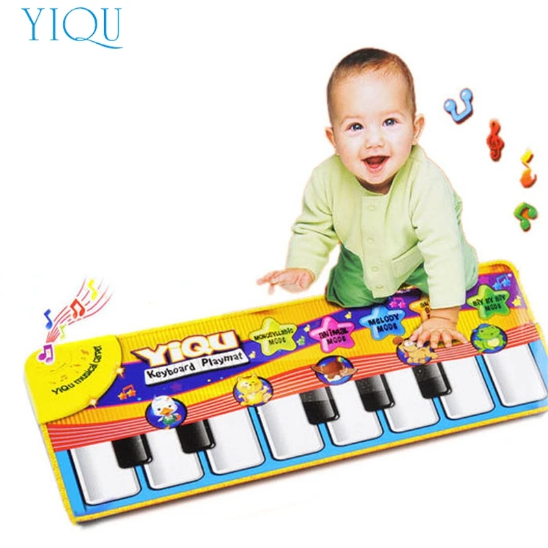 

New Touch Play Keyboard Musical Music Singing Gym Carpet Mat Best Kids Baby Gift Levert Dropship A81