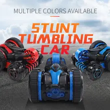 JJRC Q49 2,4G пульт дистанционного управления ACRO Aikeer трюк автомобиль одна кнопка деформации флип крутой свет 360 градусов вращающийся двусторонний автомобиль