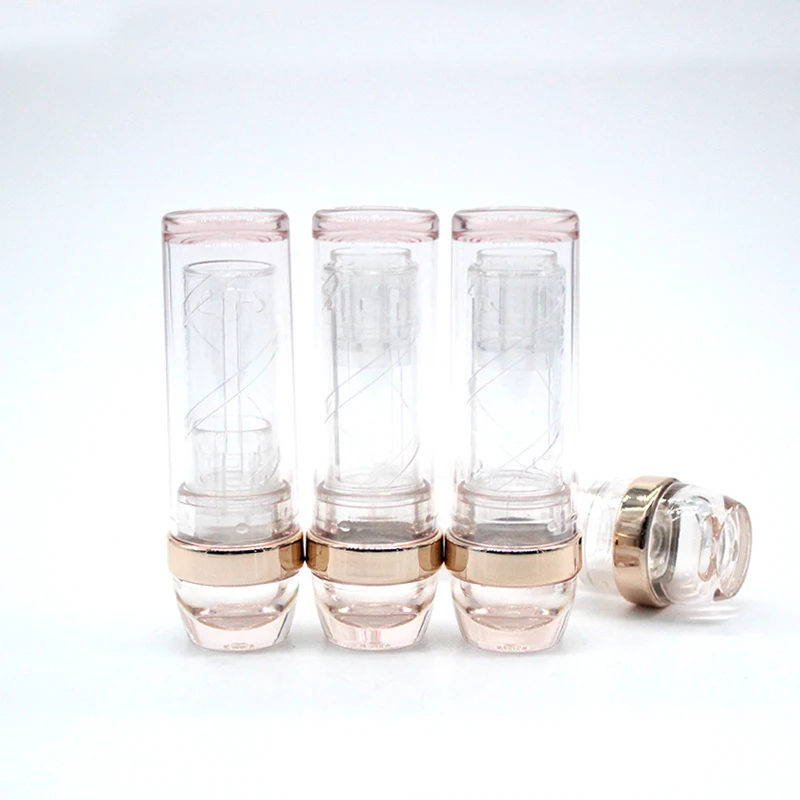 50PCS Transparent Empty Lipstick Container Tube DIY Lipstick Tube Lip