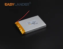 10X52X75mm 3.7V 5200mAh Rechargeable li Polymer Li-ion Battery For GPS PSP MP3 SPeaker DIY PAD Power LED Bluetooth Pen 105275
