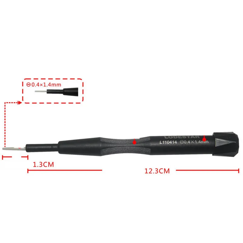 С фабрики керамическая отвертка lodesstar L110 Нескользящая Изолированная Ручка инструмент с щелевой головкой инструменты для улучшения дома