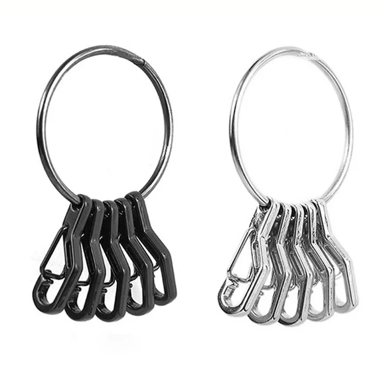 

Quick Release Ring Set Classic Simple Spring Hanging Buckle Quick - hanging Key Chain Key Ring Alloy Hook 6C2679