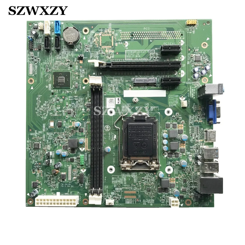 For Dell 3847 3800 Desktop Motherboard 13040-1M USB3.0 LGA1150 H81 88DT1 088DT1 CN-088DT1 Full Tested Free Shipping