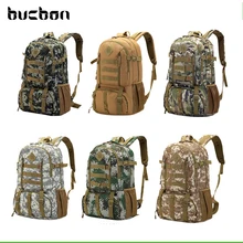 Bucbon Large Waterproof Camouflage Military Tactical Backpack Men Women Camping Hiking Fishing Hunting Backpack Rucksack HAC037