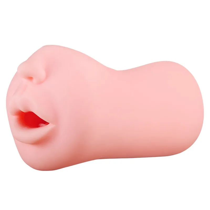  Masturbador masculino de Garganta Profunda USB recargable boca vibratoria masturbador Copa AV Star 