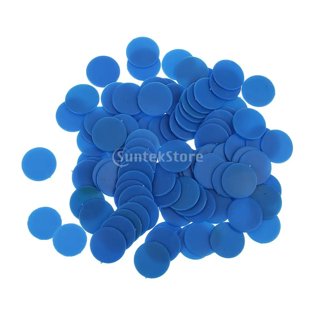 Pack of 200 Plastic Board Game Counters Games Chip Kids Numeracy Teaching Toy