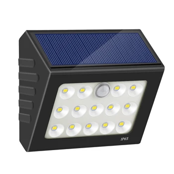

LED Solar Light Lamp 3.2V 0.8W 19LED Solar Powered Energy Wall Lamp Outdoor Light Human Infrared Induction Yard Patio Garden