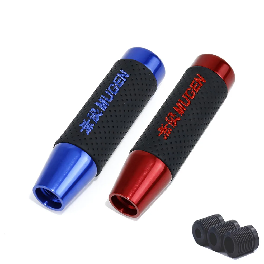 

New 13cm MUGEN Aluminum With PVC Leather Gear Shift Knob For Honda Acura
