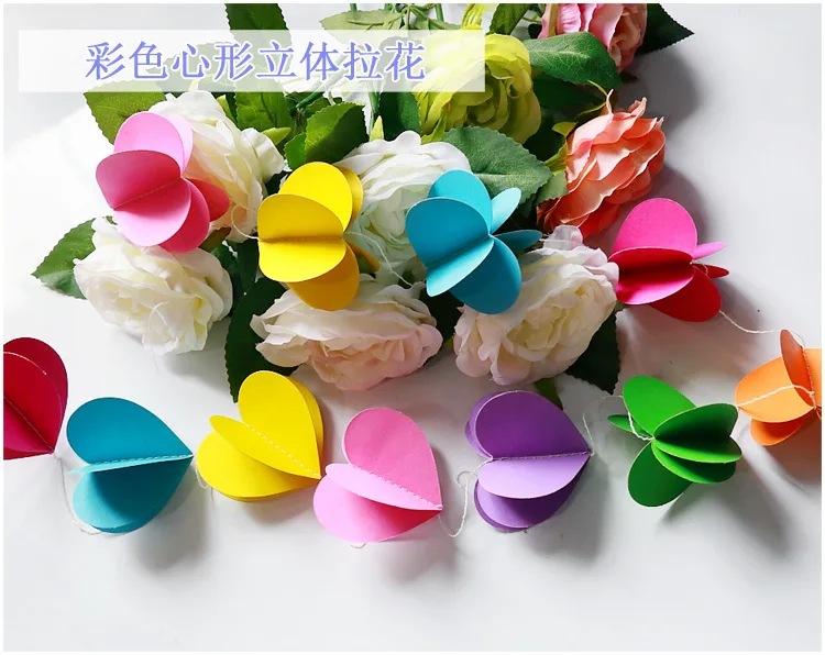3d heart garlands 1