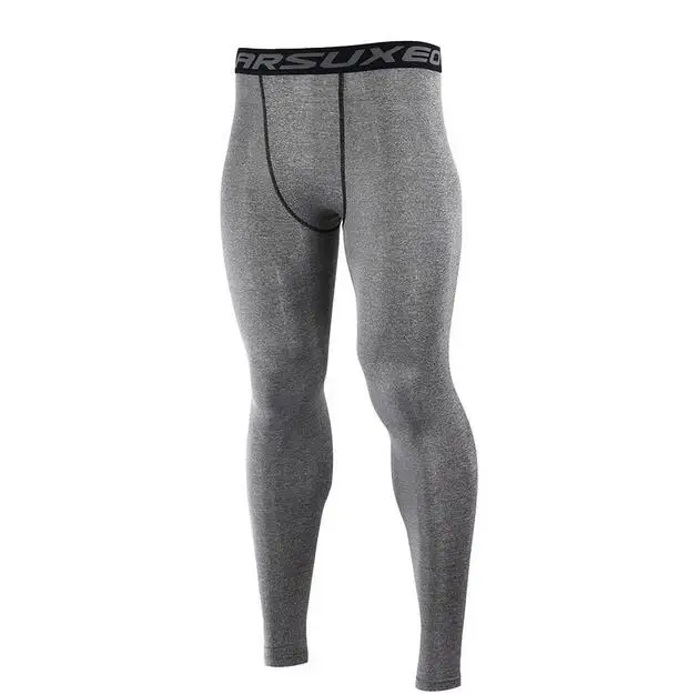 ARSUXEO мужские компресионные базовые слои беговые эластичные колготки брюки для фитнеса, тренировки Спортзал Бодибилдинг баскетбольные леггинсы одежда