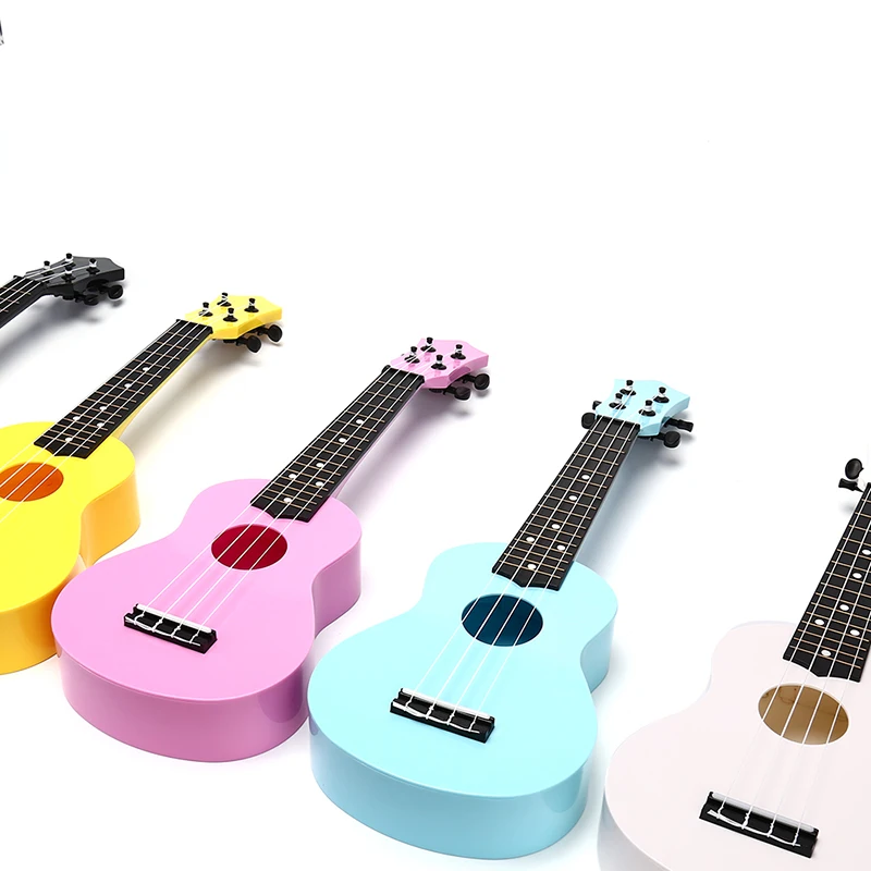 Гавайские гитары укулеле 4 струны Ukelele для начинающих детей Подарки для детей 53,5*18 см 21 дюйм