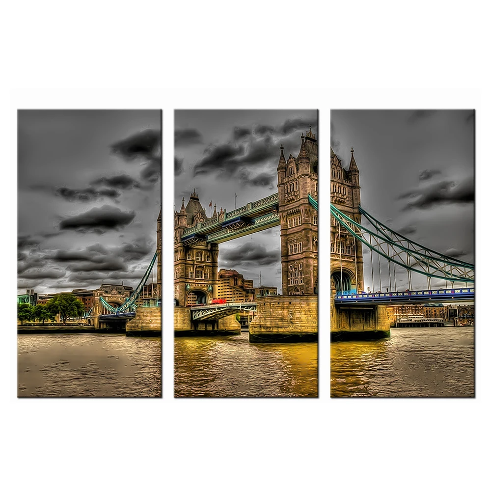 London Tower Bridge Canvas Art Decor For Bedroom Wall Murals Home
