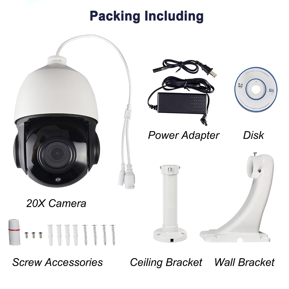 1080 P POE CCTV камера безопасности наружная Onvif 36X зум 2MP PTZ ip ночного видения ИК