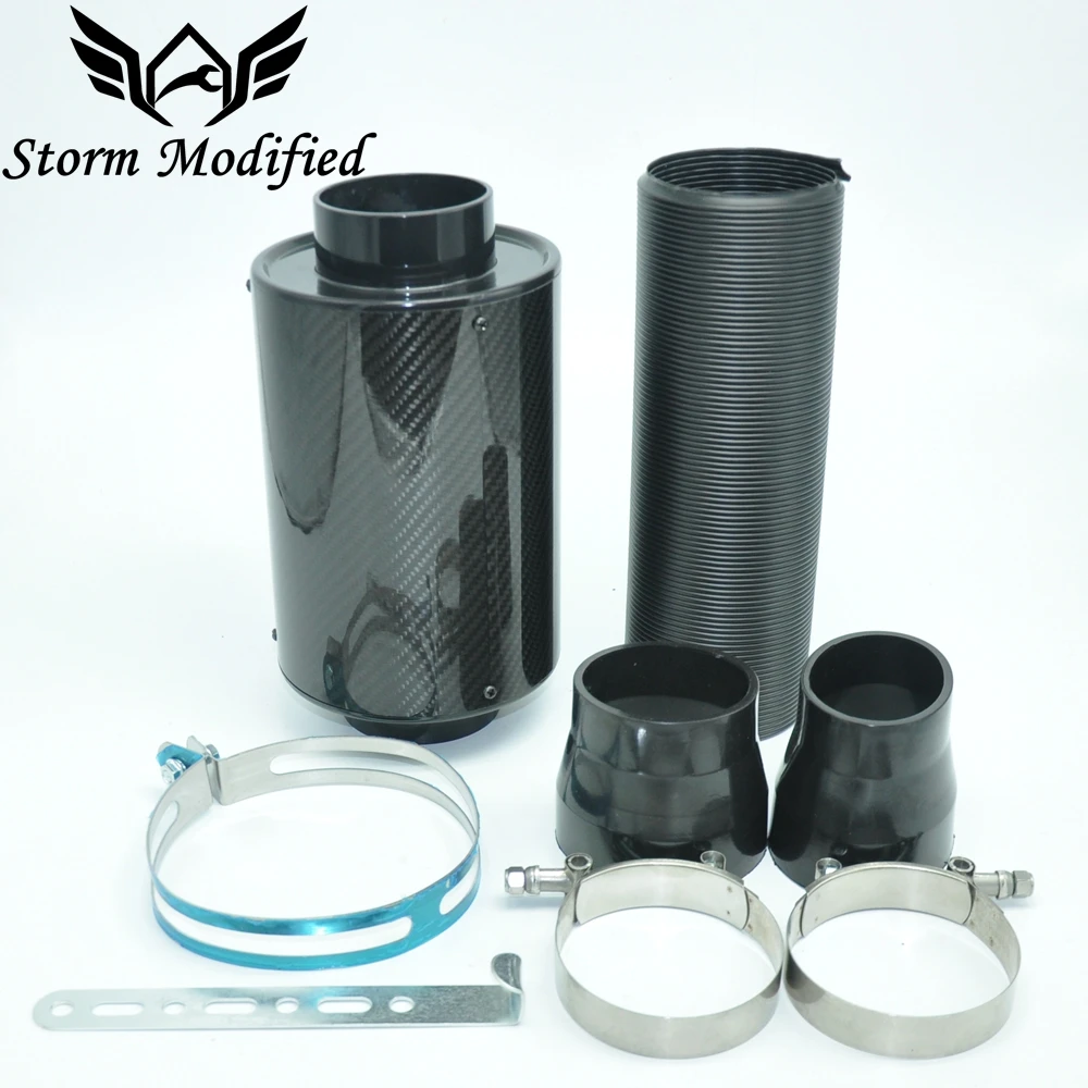 SuTong Universal Racing Air Filter Box Carbon Fiber Cold Feed Induction