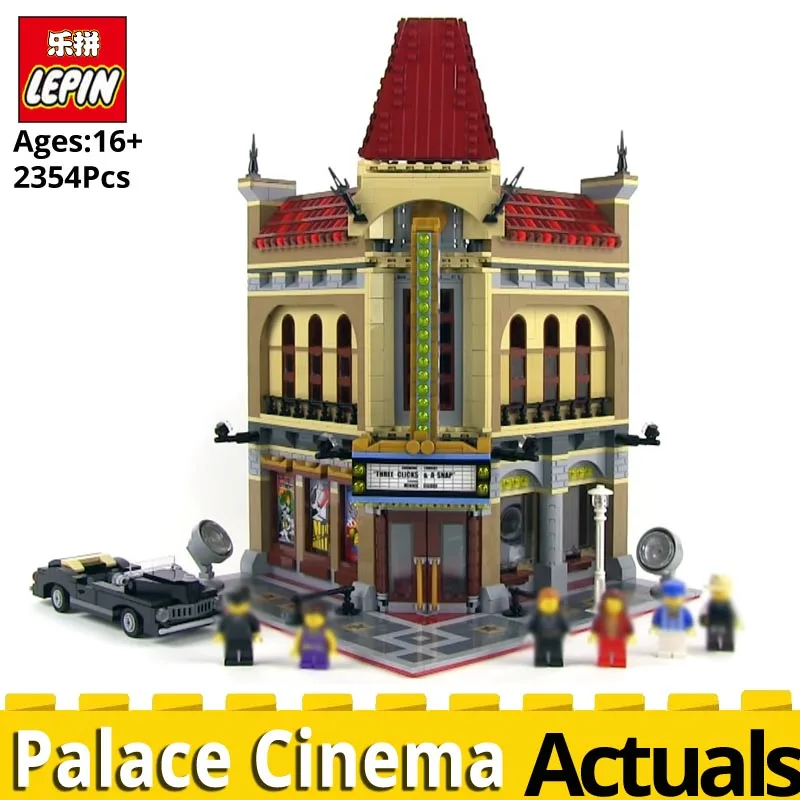 

DHL LEPIN house 15006 Palace Cinema 10232 set Model Building Blocks self-Locking Bricks Educational Toys Children birthday Gifts