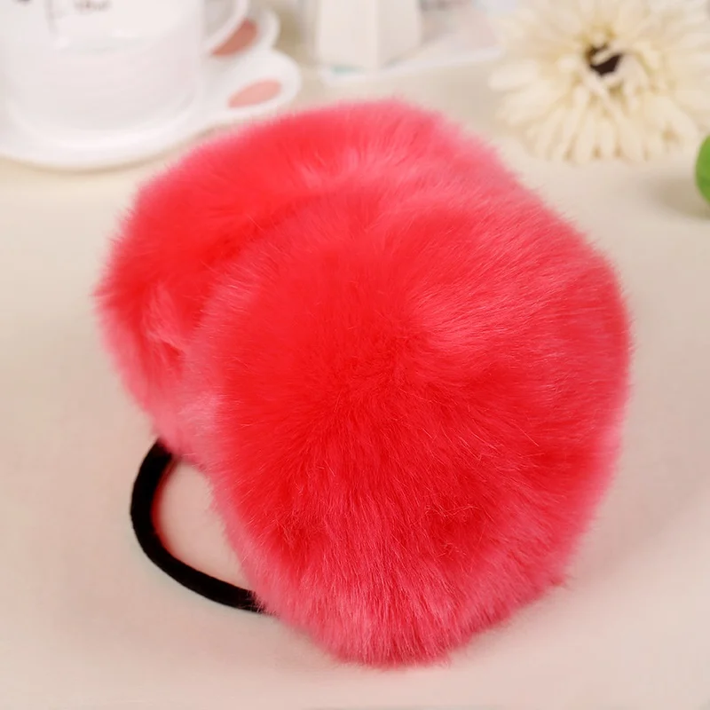 Winter Warm Faux Rabbit Fur Women Earmuff Lovely Girl Ear Muff Cover