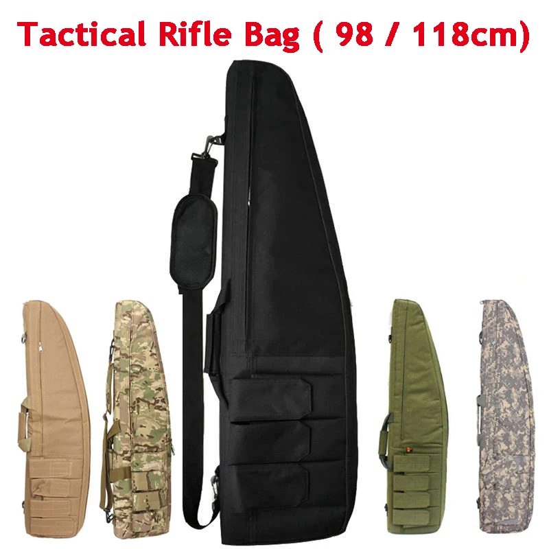 Military Rifle Case 98cm 118cm Hunting Rifle Gun Airsoft Air Gun Single Shoulder Bags With Cushion Padded Protection Carry Bag Military Rifle Case 98cm 118cm Hunting Rifle Gun Airsoft Air Gun Single Shoulder Bags With Cushion Padded Protection Carry Bag