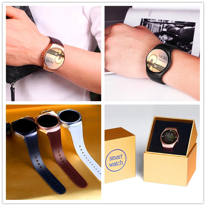  High Tech Smart Watch Connected Wristwatch For Samsung Huawei Xiaomi Android Smartphones Support Sy