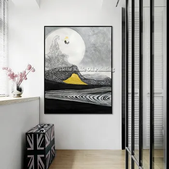 

Canvas painting acrylic painting Wall art Pictures for living room home decor modern abstract mountain cuadros decoracion22