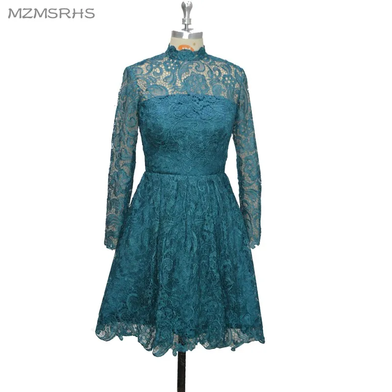 Emerald green long sleeve short dress party Emerald green long sleeve short dress party