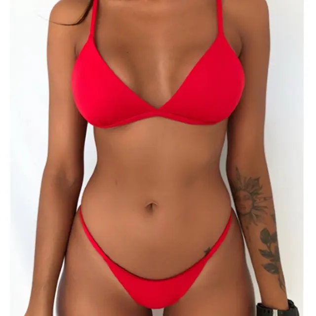 US $9.01 BANDEA Bikini Swimsuit Swimwear Woman Bikinis 2019 Mujer Red Black Bather Swimming Suit For Women S