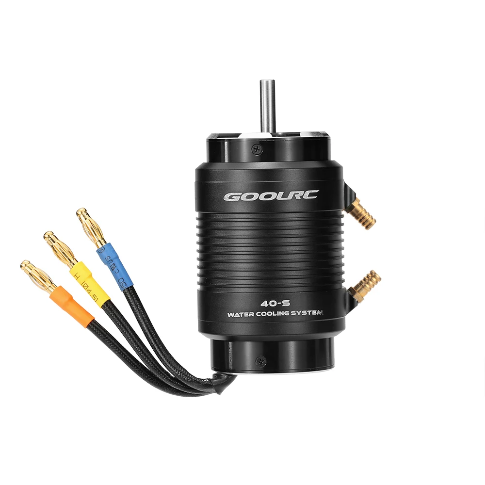 

Original 4074 2000KV Brushless Motor and 40-S Water Cooling Jacket Combo Set for 1000mm (or Above) RC Boat