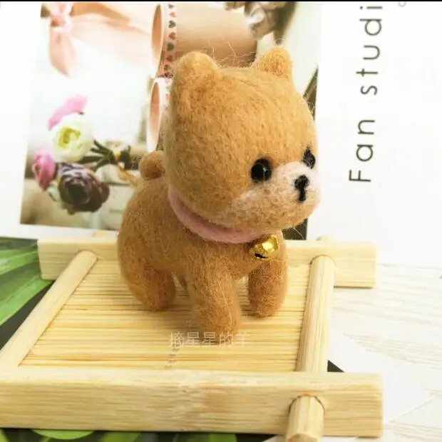 Cute Chao кукла для рукоделия из шерсти набор войлочная игла | Дом и сад