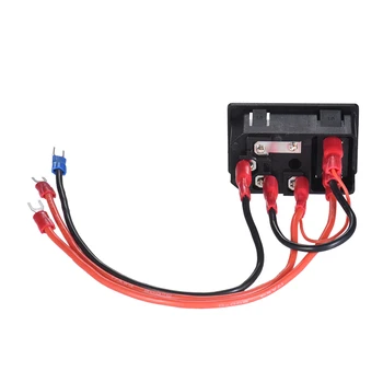 

3D Printer Parts 220V/110V 15A Power Supply Switch Male Socket with Fuse for 3D Printer DIY