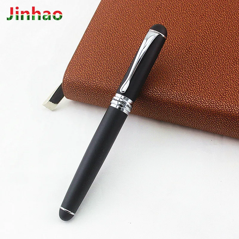 Jinhao 750 черные перьевые ручки высокого качества перьевые Роскошные чернила офисная деловая Ручка высокого класса Студенческая Подарочная перьевая ручка